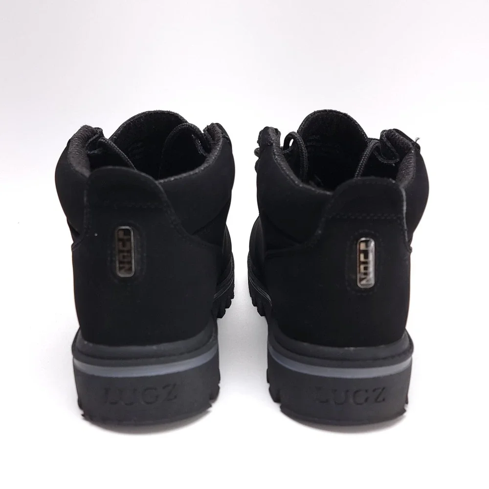 Lugz Fringe Mid Mens 8 Black Moc Toe Chukka Boots MFRGD-001